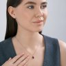 Подвеска золотая пробы 585 с гранатом (Арт.73-00168)