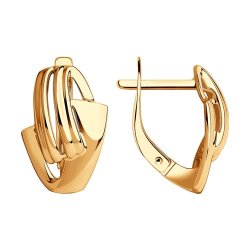Серьги из золота (Арт.028927-4)