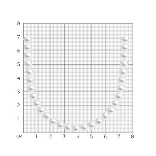 Колье золотое пробы 585 с жемчугом (Арт.797074)