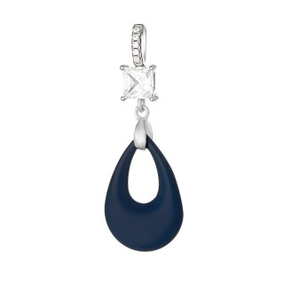 Кулон из серебра с керамикой и кубическим цирконием «Ceramic Grace» Fresh Jewelry (арт.TM-P00967-Вl-W-W-X-W)