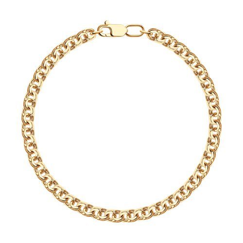 Бисмарк ручной вязки из золоченого серебра (Арт.985140704)