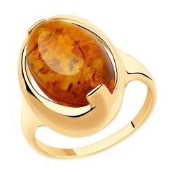 Кольцо из золочёного серебра (Арт.93-310-00477-1)