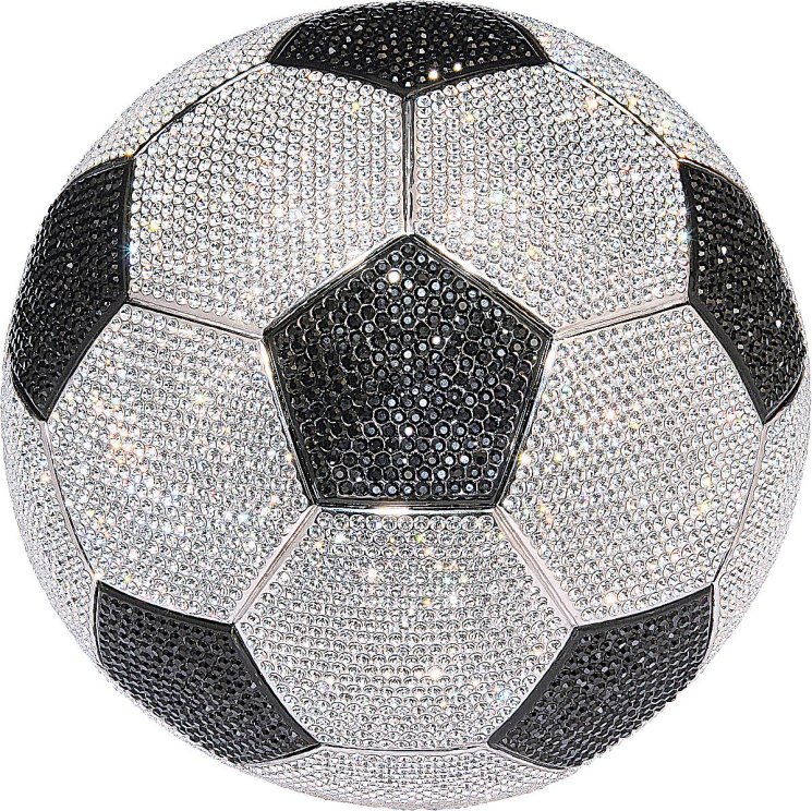 Сувенирный футбольный мяч Diamond crystal limited, бельгия (Арт.ft-001)