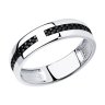 Кольцо из серебра с фианитами (Арт.94-110-01277-1)