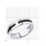 Кольцо из серебра с фианитами (Арт.94-110-01277-1)