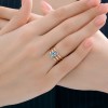 Кольцо золотое с топазом «Тройной Блеск» SOKOLOV (арт.51-310-02992-1)