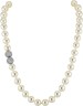 Ожерелье серебряное с жемчугом и куб. цирконием «Pearl Kiss 3S» Rivoli (арт.5L-SK-3)