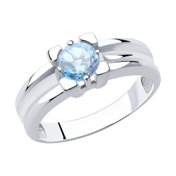Кольцо из серебра с топазом (Арт.94-310-00593-1)
