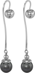 Серьги из серебра с жемчугом (Арт.aas-10-10-32-s)