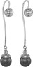 Серьги серебряные с жемчугом «Beautiful 32S» Rivoli (арт.AAS-10-10-32-S)
