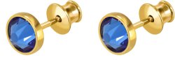 Серьги из серебра с кристаллом swarovski (Арт.bds-5-ss30-34-g)
