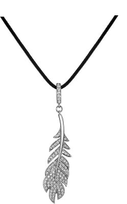 Кулон из серебра с куб. цирконием (Арт.cbp-1-44-s)