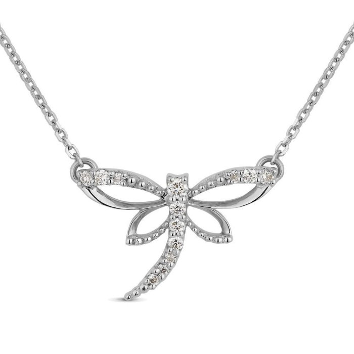 Ожерелье из золота с бриллиантом и ониксом Русские Самоцветы (Арт.95859)