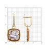Серьги из золота с бриллиантами и камеей (Арт.6029052)