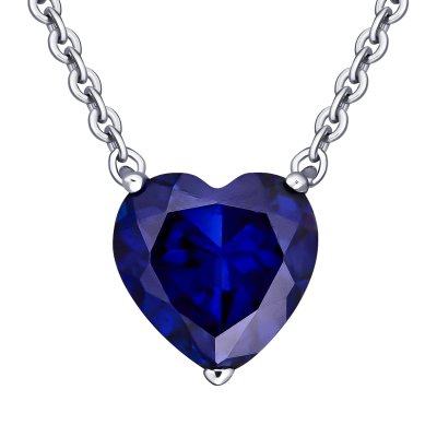 Ожерелье из белого золота с сапфиром «Сердце Севера» La Nordica (арт.39-12-4000-020124)