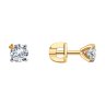 Серьги из золота с фианитами (Арт.029912)