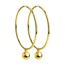 Серьги из желтого золота (Арт.028391-2)