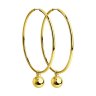 Серьги из желтого золота (Арт.028391-2)