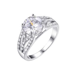 Кольцо из серебра с фианитом (Арт.mp-r09477-x-w-w-x-w)