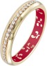 Кольцо обручальное золото с бриллиантами и эмалью «Wedding Elegance» Korloff (арт.K4HLRYG)