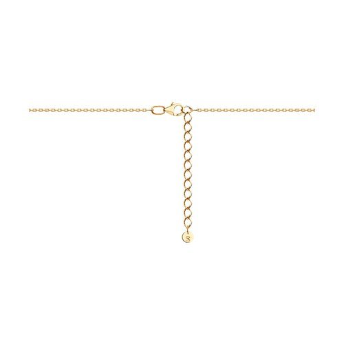 Колье из золочёного серебра с эмалью (Арт.93070135)