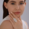 Кольцо серебряное с фианитами «Ледяной каскад» Соколов (арт.94014440)