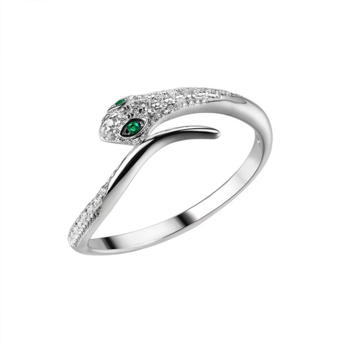 Кольцо из серебра с фианитом (Арт.cz-r01886-x-w-nce-x-w)