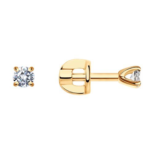 Серьги из золота с бриллиантами (Арт.1021824-66)
