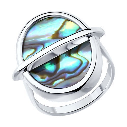 Кольцо из серебра с перламутром (Арт.94-310-01772-1)