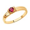 Кольцо из золота с рубином (Арт.4010670)