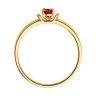Кольцо из золота с рубином (Арт.4010670)