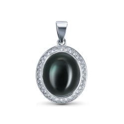 Подвеска Серебряные крылья (Арт.23set10371-113_oniks_kubcirkonii_30)