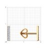 Серьги из золота с фианитами (Арт.51-122-02235-1)