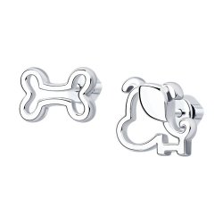 Серьги из серебра (Арт.94-122-00376-1)