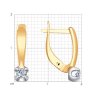Серьги из золота с бриллиантами (Арт.51-220-00007-1)