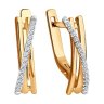 Серьги из золота с бриллиантами (Арт.51-220-01895-1)