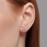 Серьги из золота с фианитами (Арт.51-122-02243-1)