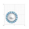 Подвеска золотая пробы 585 с жемчугом (Арт.52-330-02825-1)