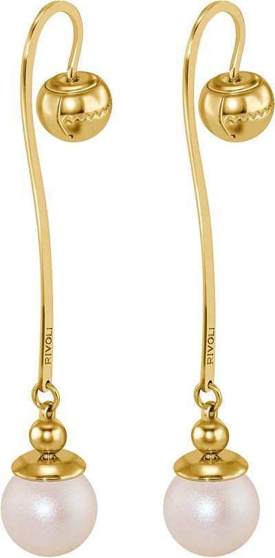 Серьги серебряные с жемчугом «Beautiful 35G» Rivoli (арт.AAS-10-10-35-G)