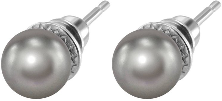 Серьги из серебра с жемчугом (Арт.aas-13-8-30-s)