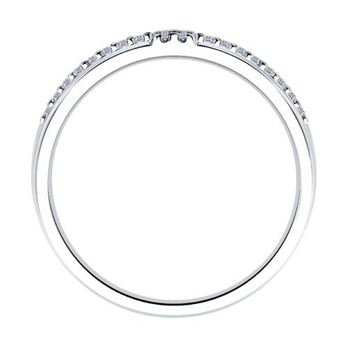 Кольцо из серебра с фианитами (Арт.94012213)