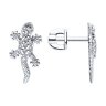 Серьги из серебра с фианитами (Арт.94025990)