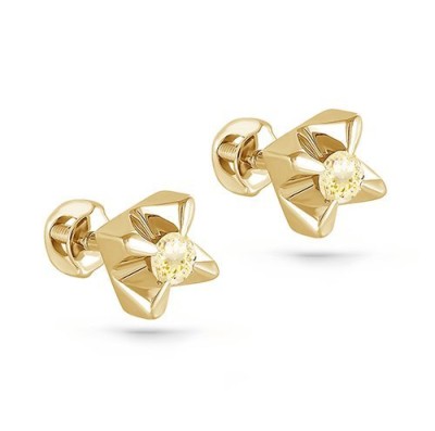 Серьги золото с бриллиантами «Цветы Шампанского» Kabarovsky (арт.12-2891-9200)