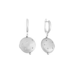 Серьги из серебра с куб. цирконием (Арт.rb-e314-2-x-w-x-x-w)