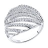 Кольцо из серебра с фианитами «Серебряный Бриз» SOKOLOV (арт.94-110-00790-2)