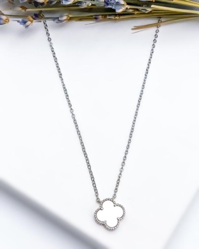 Ожерелье серебро с жемчугом «Серебряные крылья» MyJewels (арт.2522)