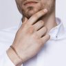 Браслет из золочёного серебра с алмазной гранью (Арт.985140904)