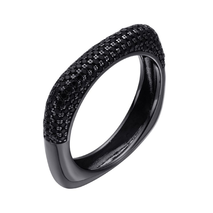Кольцо из серебра (Арт.cz-r02165-x-b-x-x-b)