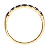 Кольцо из золота с бриллиантами и сапфирами (Арт.2011233)