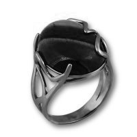 Серебряное кольцо с хризопразом и пренитом Елана 211371